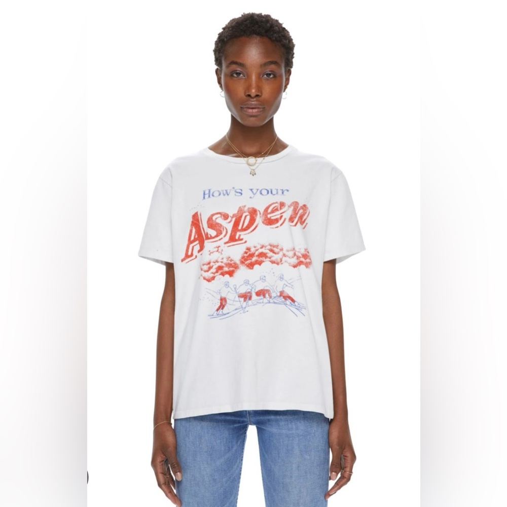 NWT Mother Aspen Graphic T-shirt Size Large